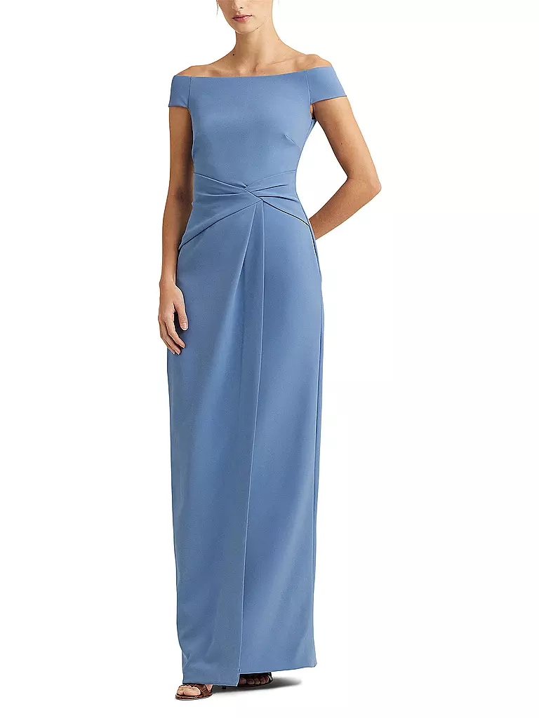 LAUREN RALPH LAUREN Abendkleid SARAN blau
