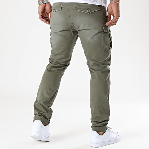 Pantalon Cargo Relaxed Fit Kalis Vert Kaki