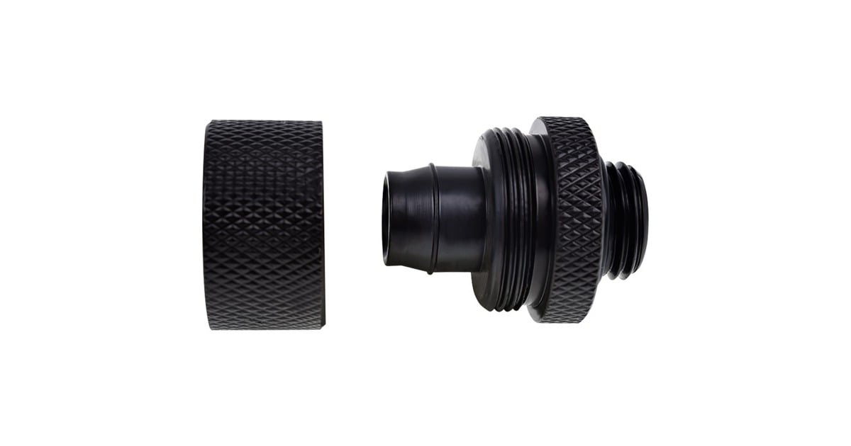 AlphacoolEiszapfen 16/10mm Compression Fitting verbinding  (Zwart, 6 stuks)