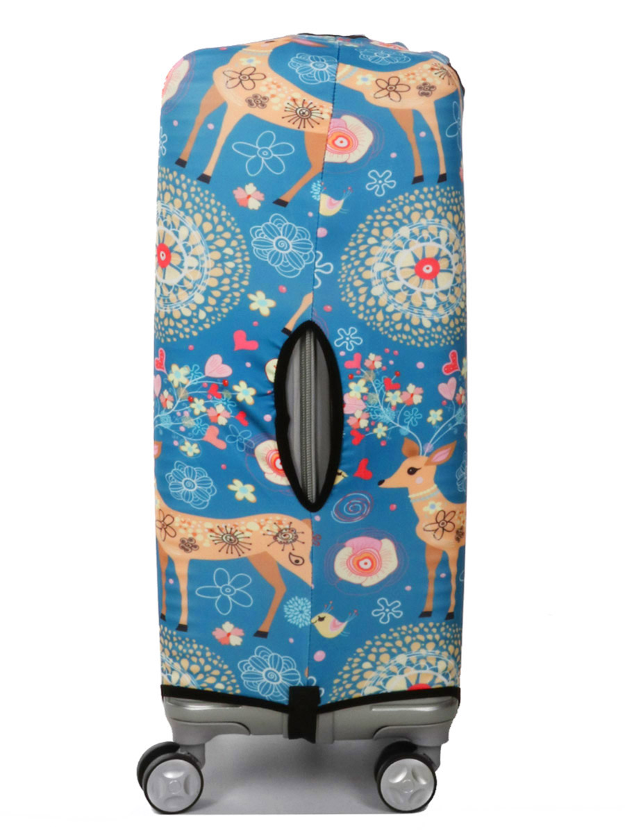 Housse de valise Periea Blue Animals M