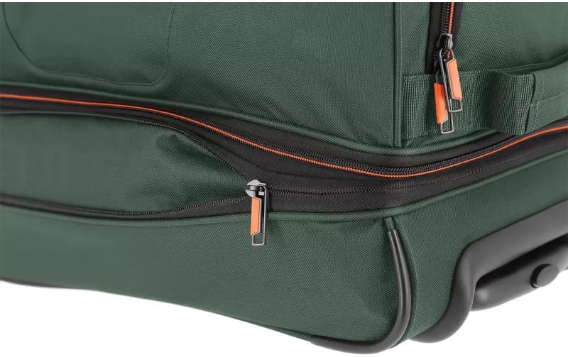Basics Trolley Reisetasche S erweiterbar, DunkelgrünReisekoffer