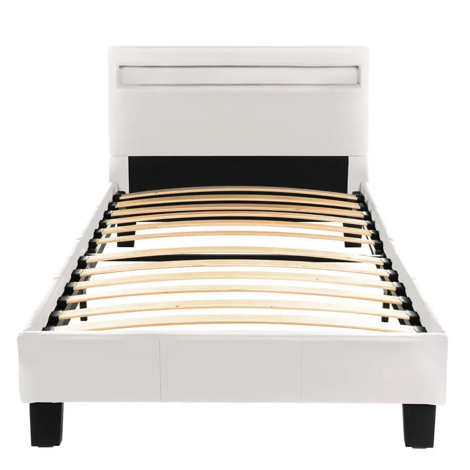 HOME DELUXE LED bed ASTRO Wit 90 x 200 cm