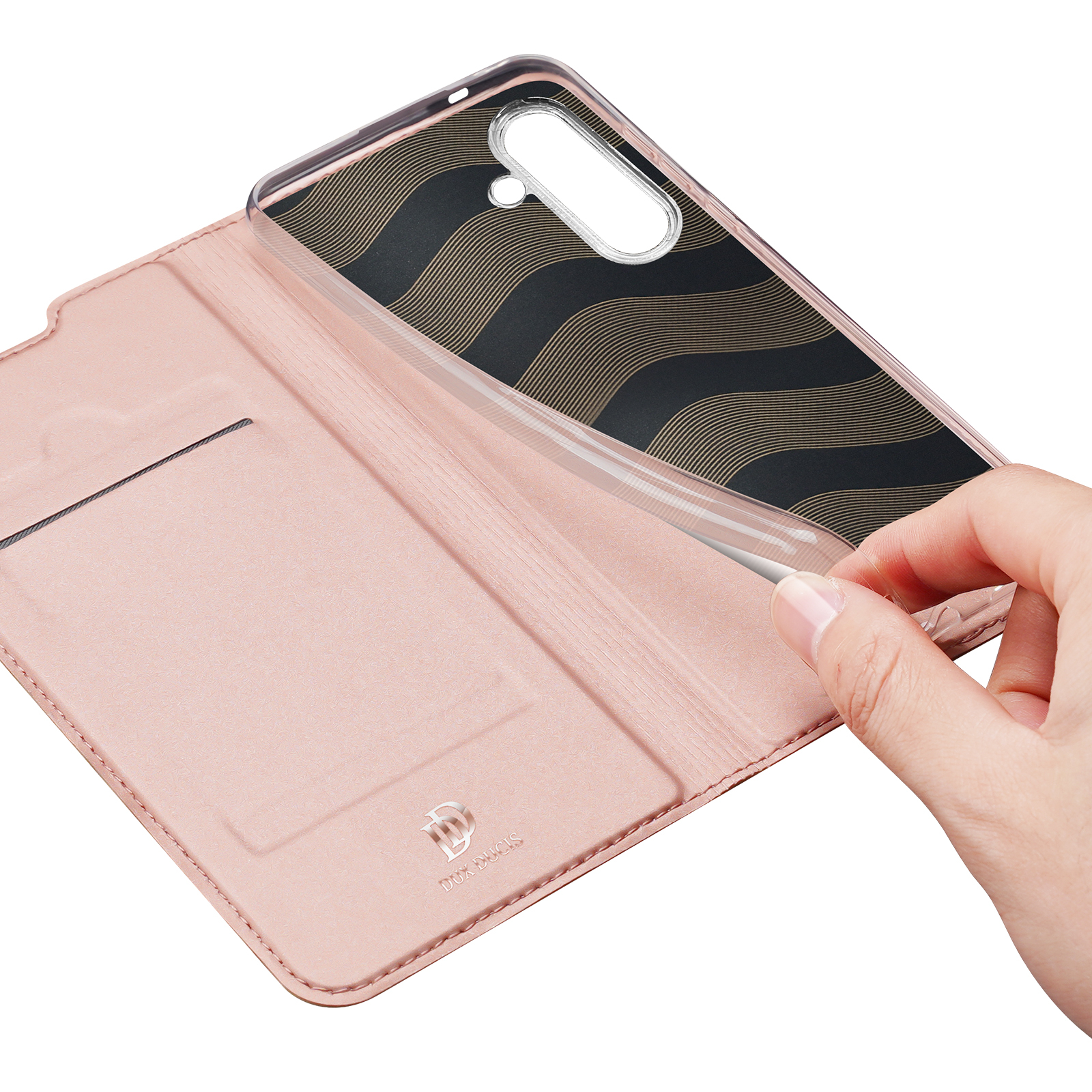 Samsung Galaxy S25 FE Flip Wallet Cover Leder Tasche - Rosa
