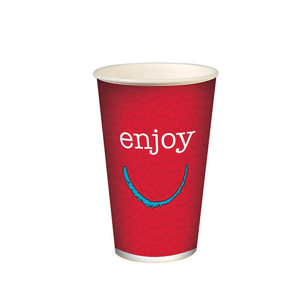 Gobelet en carton ENJOY pour boissons froides, 40 cl colis de 50