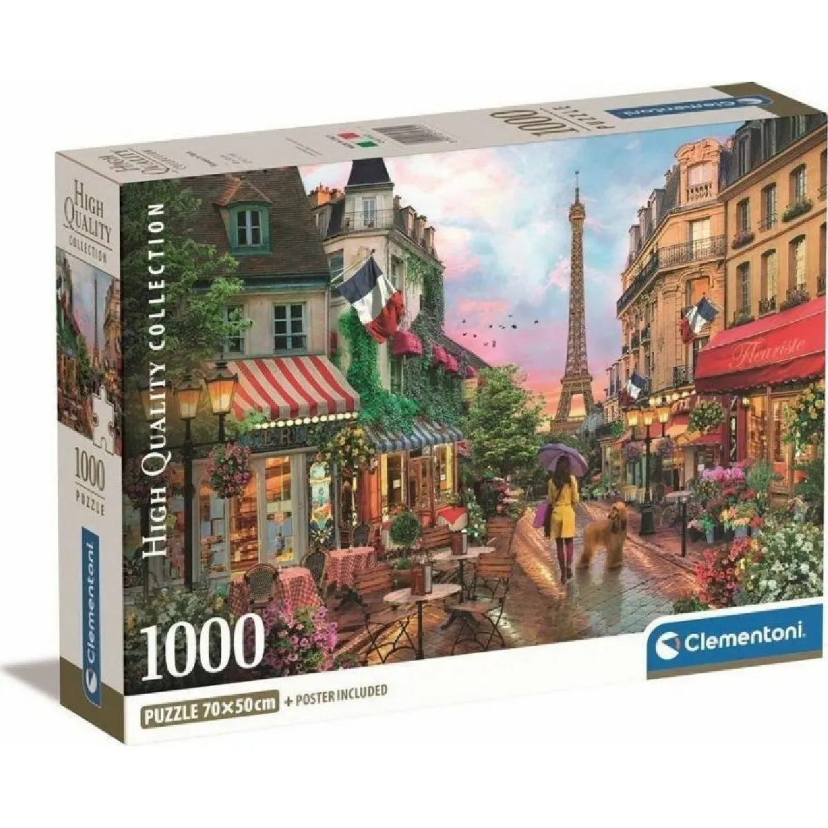 Clementoni Flowers in Paris 1000 pièces