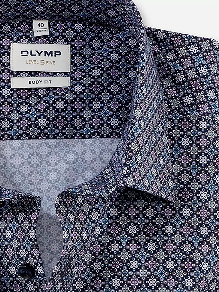 OLYMP LEVEL FIVE Hemd Slim Fit  dunkelblau