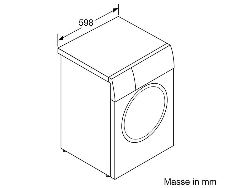 Bosch Waschmaschine WAN281A2CH Links Frontloader mit 7 kg Ladekapazität