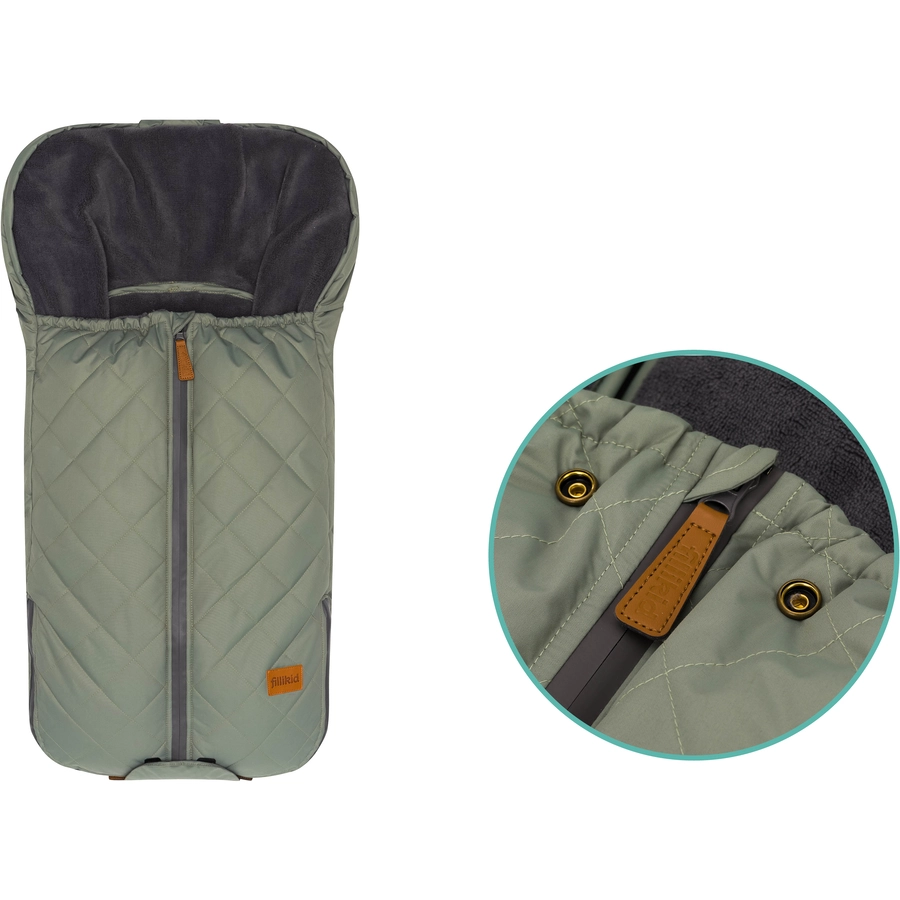 fillikid Winterfußsack Nevado für Babyschale Salbei