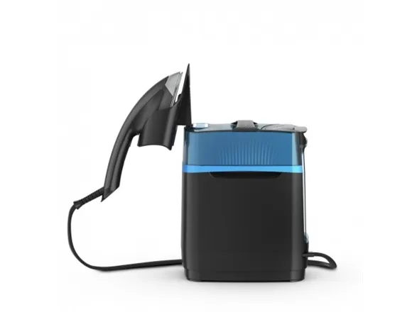 Tefal Cube UT2020, Håndholdt beklædningsdamper, 1,1 L, 1,17 min., Sort, Blå, 90 g/min, 200 g/min