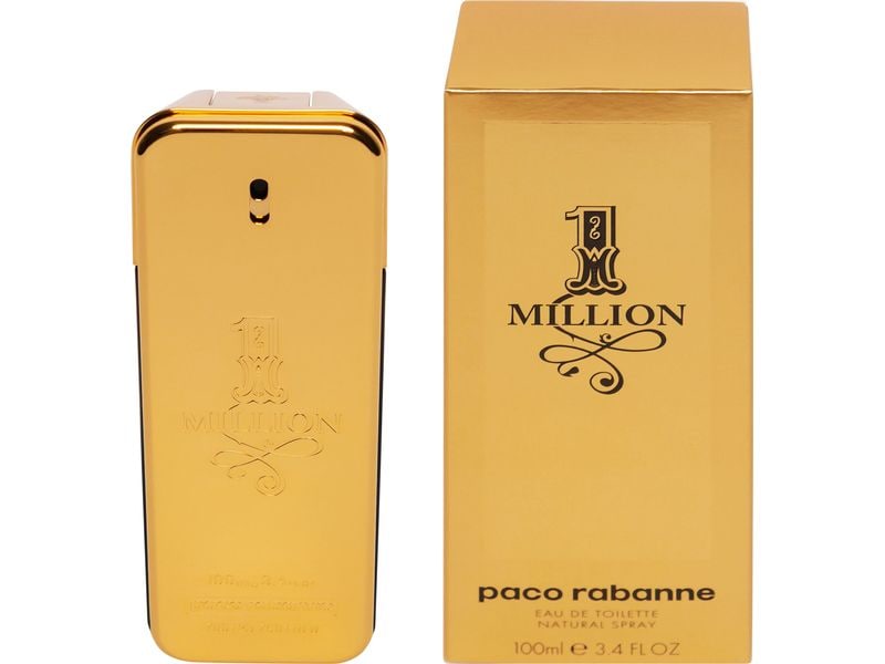 Paco Rabanne Eau de Toilette One Million 100 ml Herrenduft für den extravaganten Gentleman