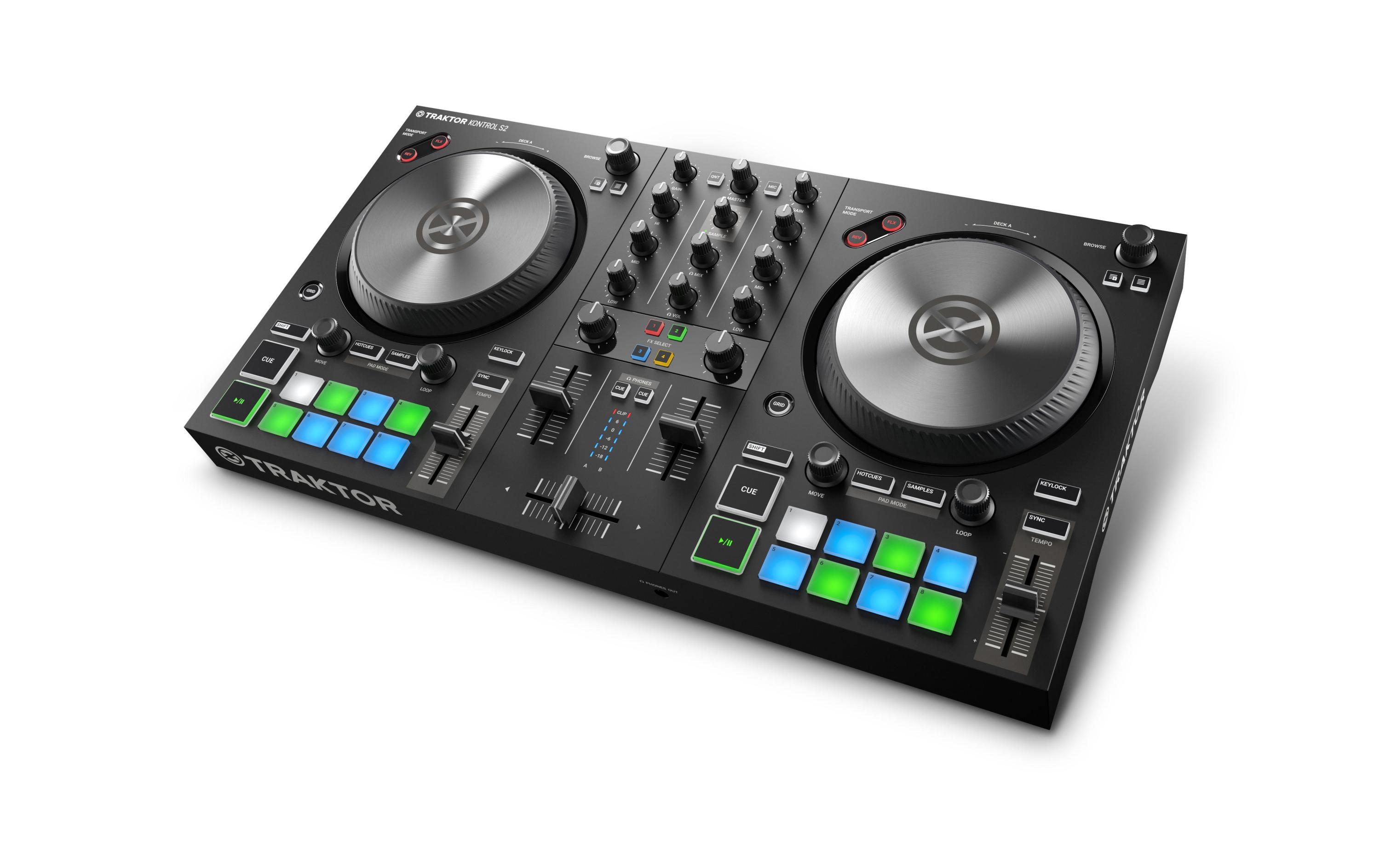 DJ-Controller Traktor Kontrol S2 MK3<br>Mobiles 2-Kanal DJ-System