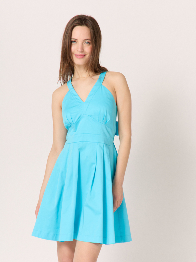 Robe courte dos croisé