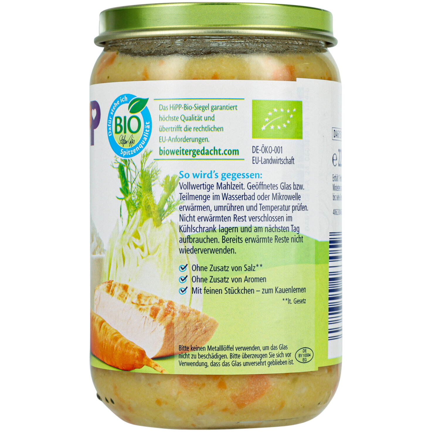 Hipp Gemüserisotto mit Bio-Pute 8+ Monate