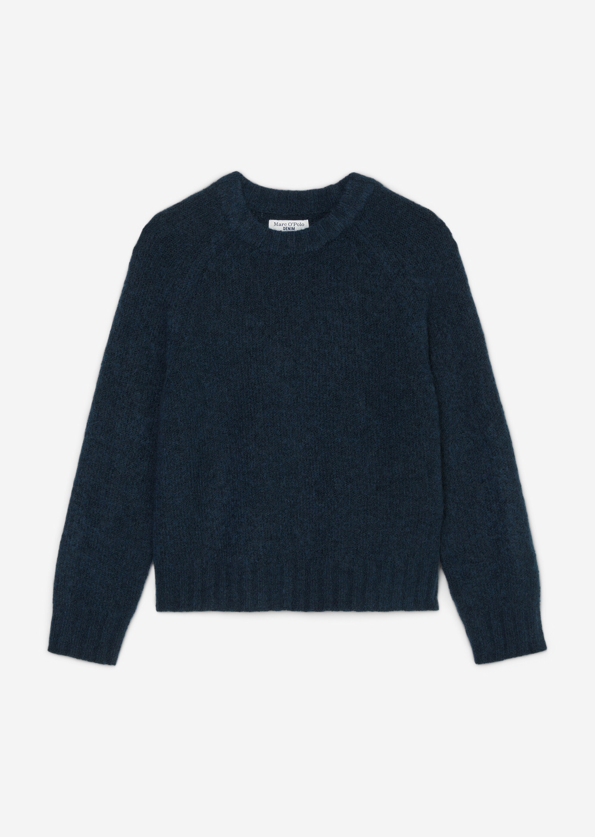 Softer Strickpullover realxed aus Schurwolle-Mohairwolle-Mix