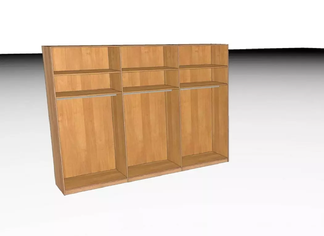 Schwebetürenschrank Sorrent 300 x 217 cm