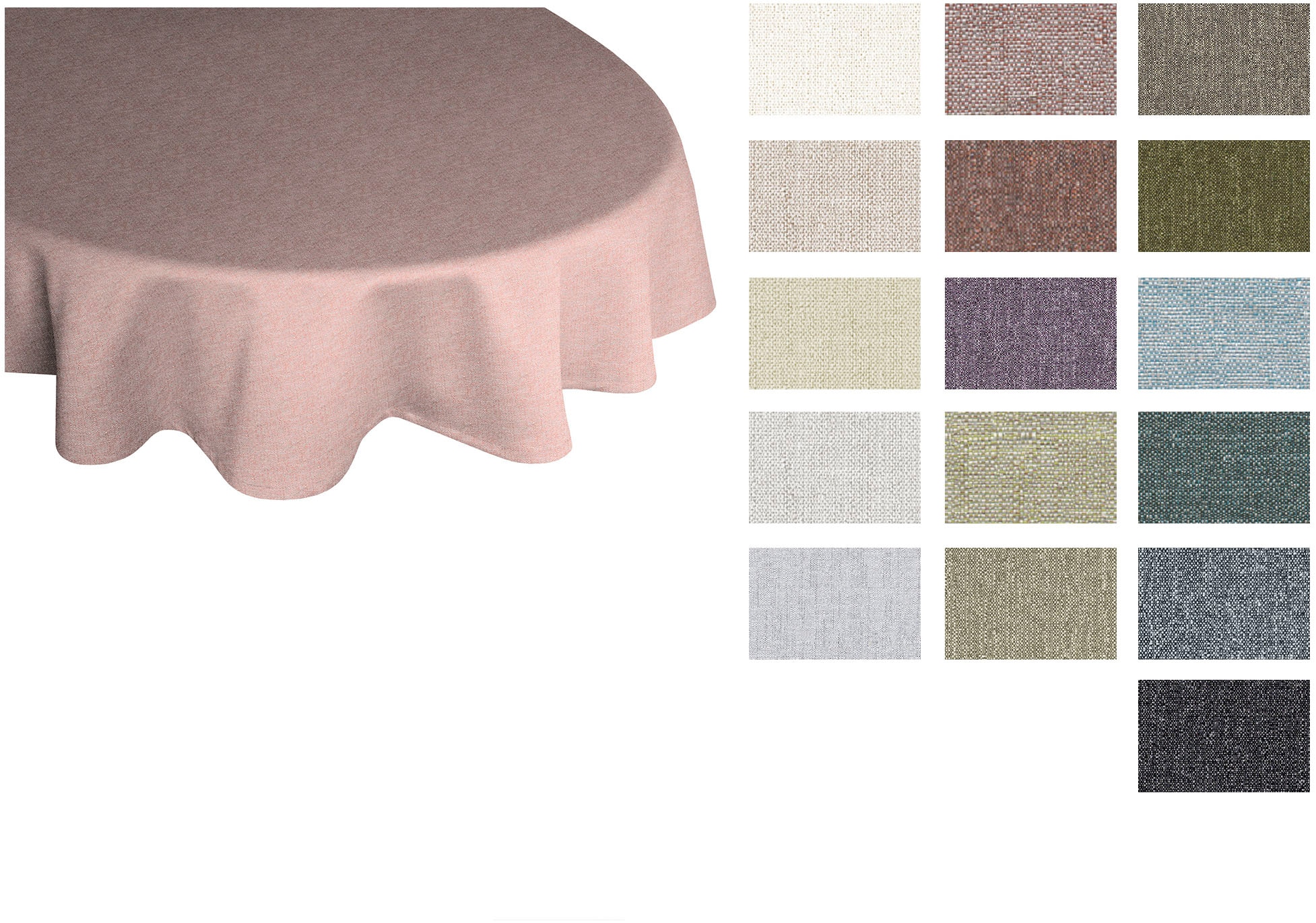 Wirth Tischdecke »TORBOLE« oval
