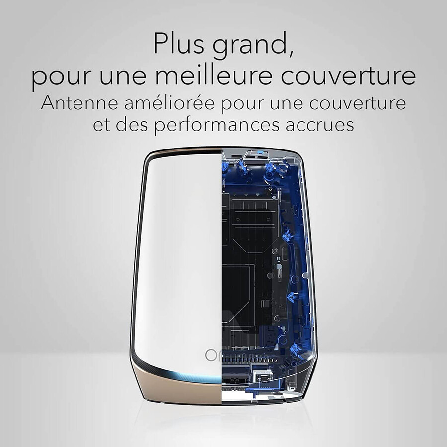 Netgear Orbi WiFi 6 AX6000 Série 860 - Blanc + Satellite