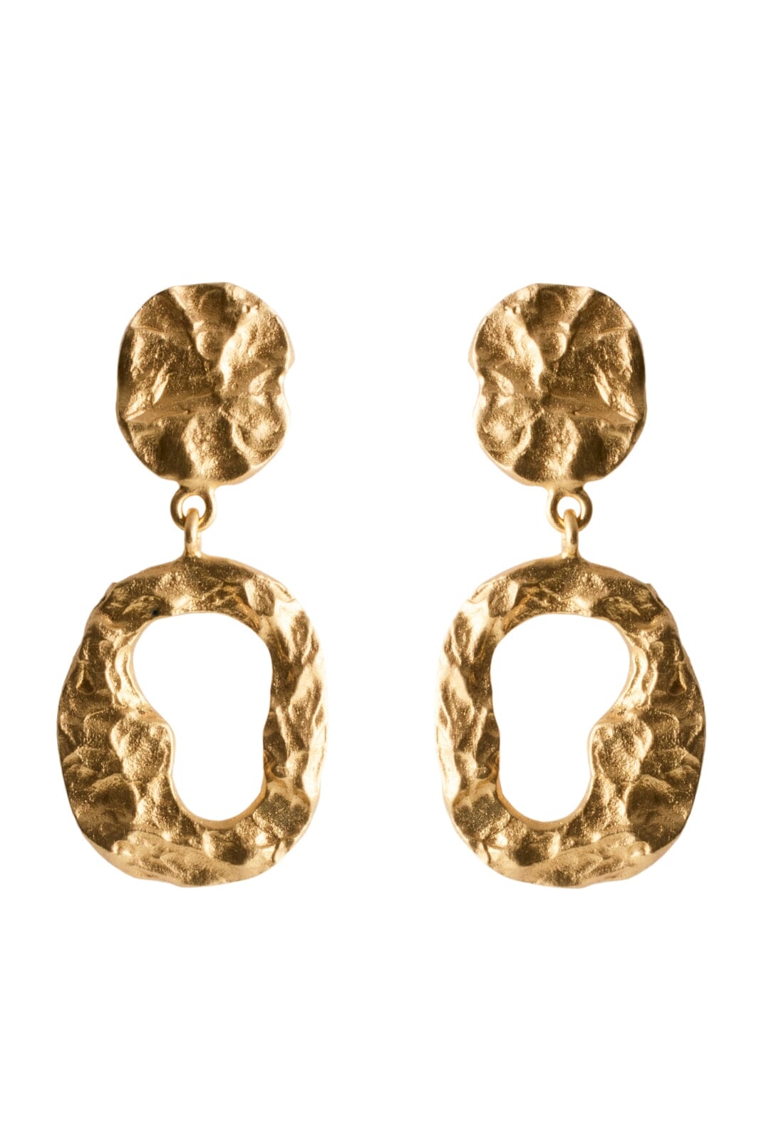 Pernille Corydon Jewellery Cloud Earrings golden
