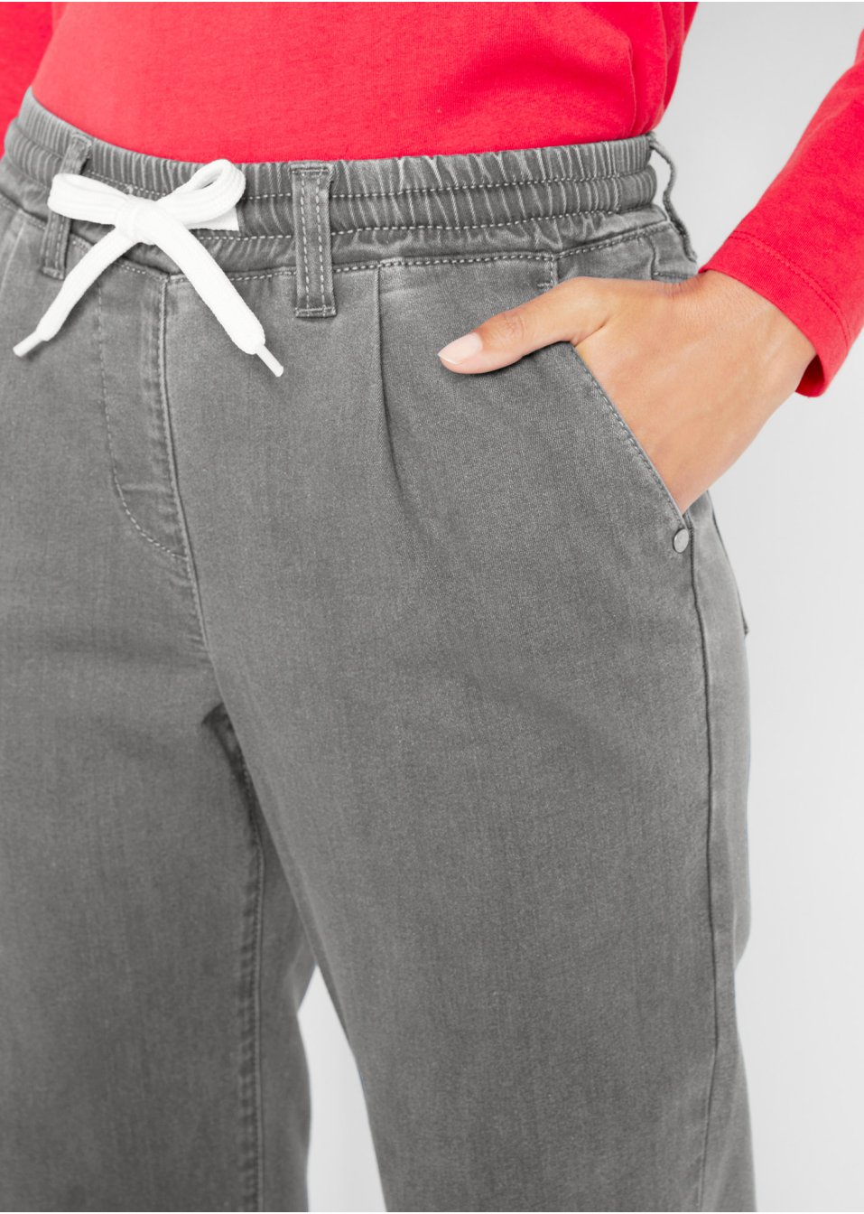 Jean thermo à empiècement taille confortable
