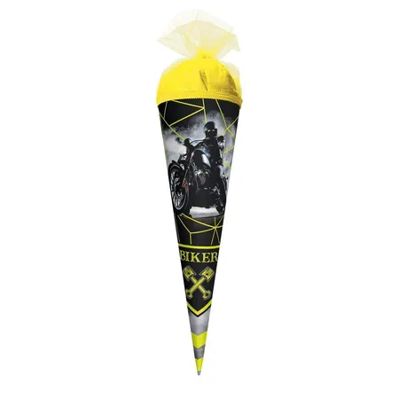 Roth Schultüte 35cm rund Biker