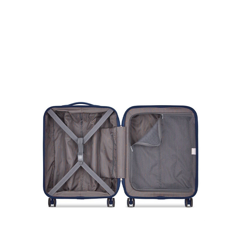 Valise cabine rigide Caumartin Plus Slim 55 cm Bleu Acier