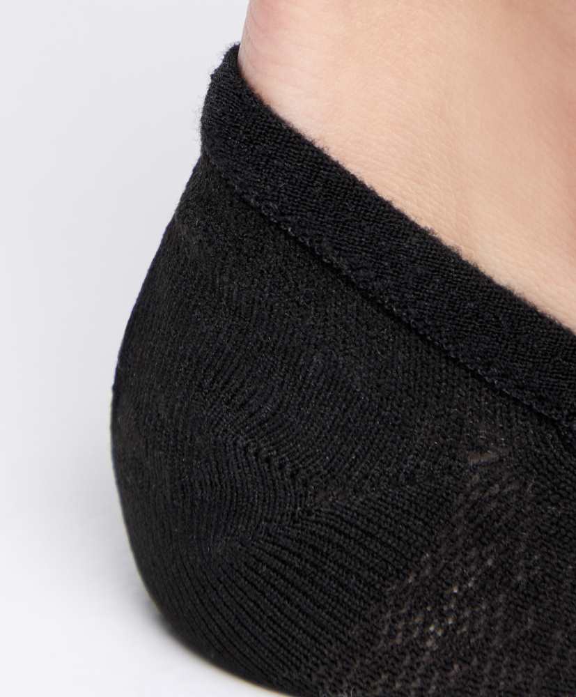 3 pares de meias esportivas Footies de poliamida