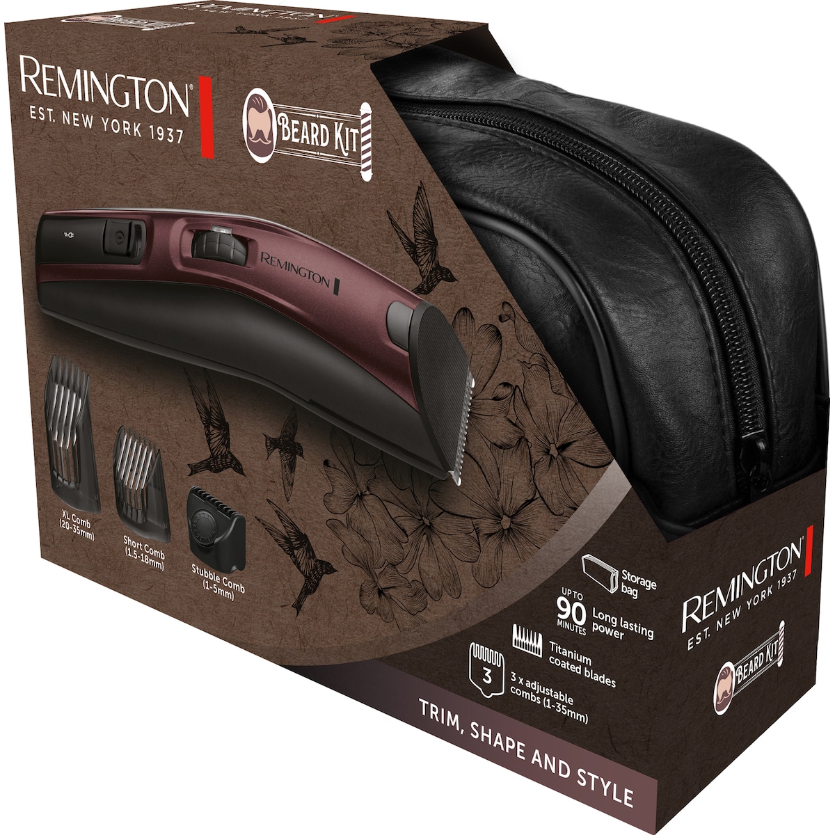 Remington Promo skjeggsett MB4047 (sort/brun)
