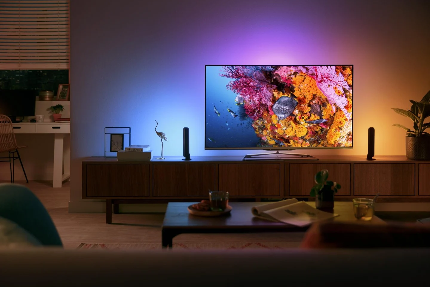 Philips Hue - Play-Lysskinne 2-Pakke Sort - White & Color Ambiance
