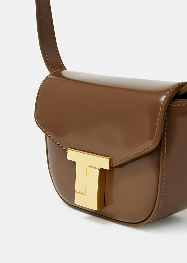 Sac 8 Bis minitaupe en cuir