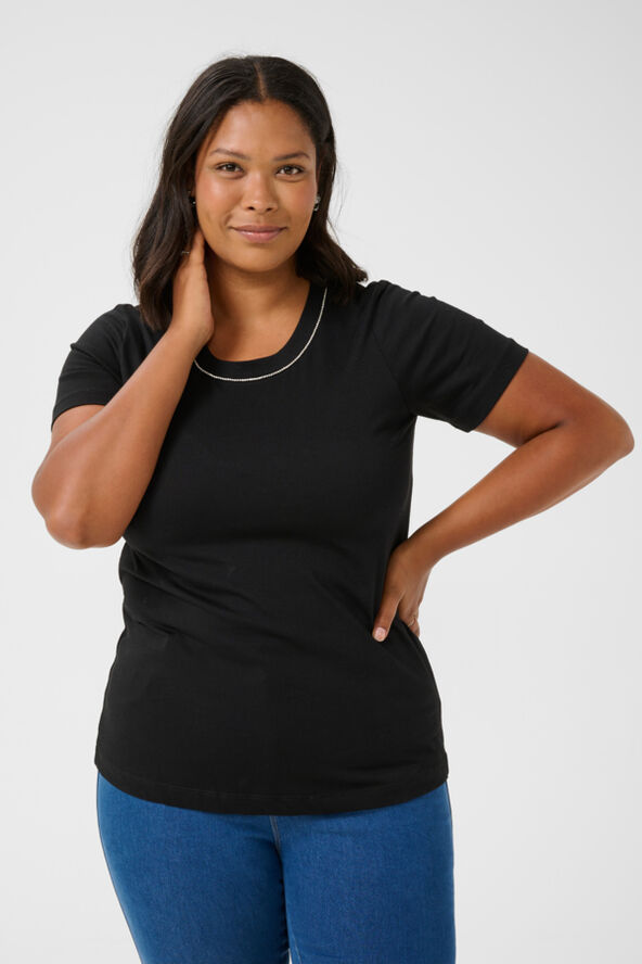 Kaffe Curve KCviana T-Shirt Black deep