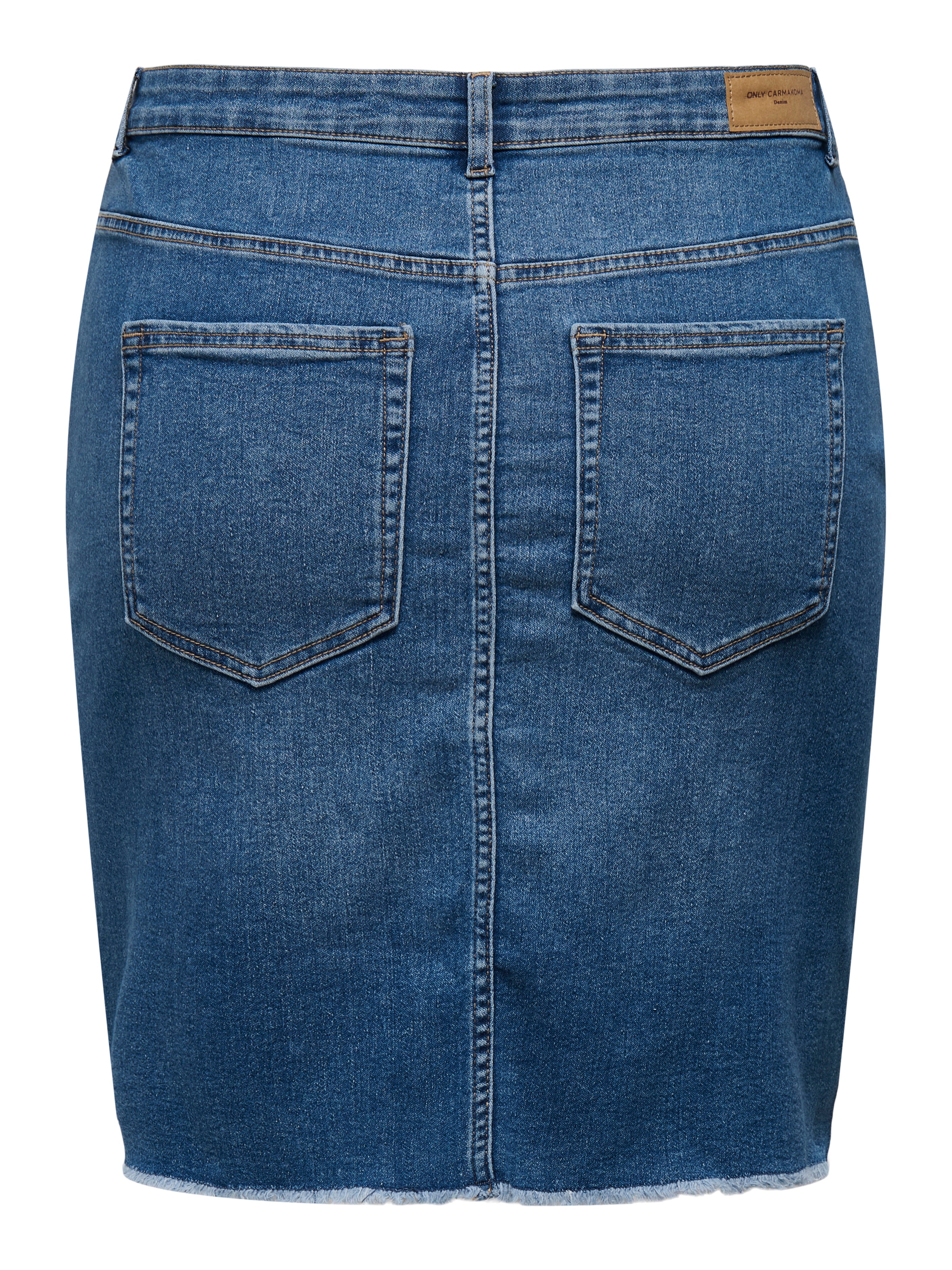 CARHUSH Jeansrock Medium Blue Denim