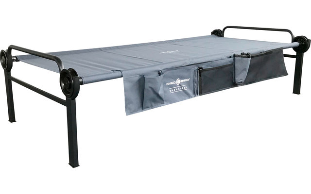 Disc-O-Bed XLT Single Edition Camping Feldbett mit Seitentasche