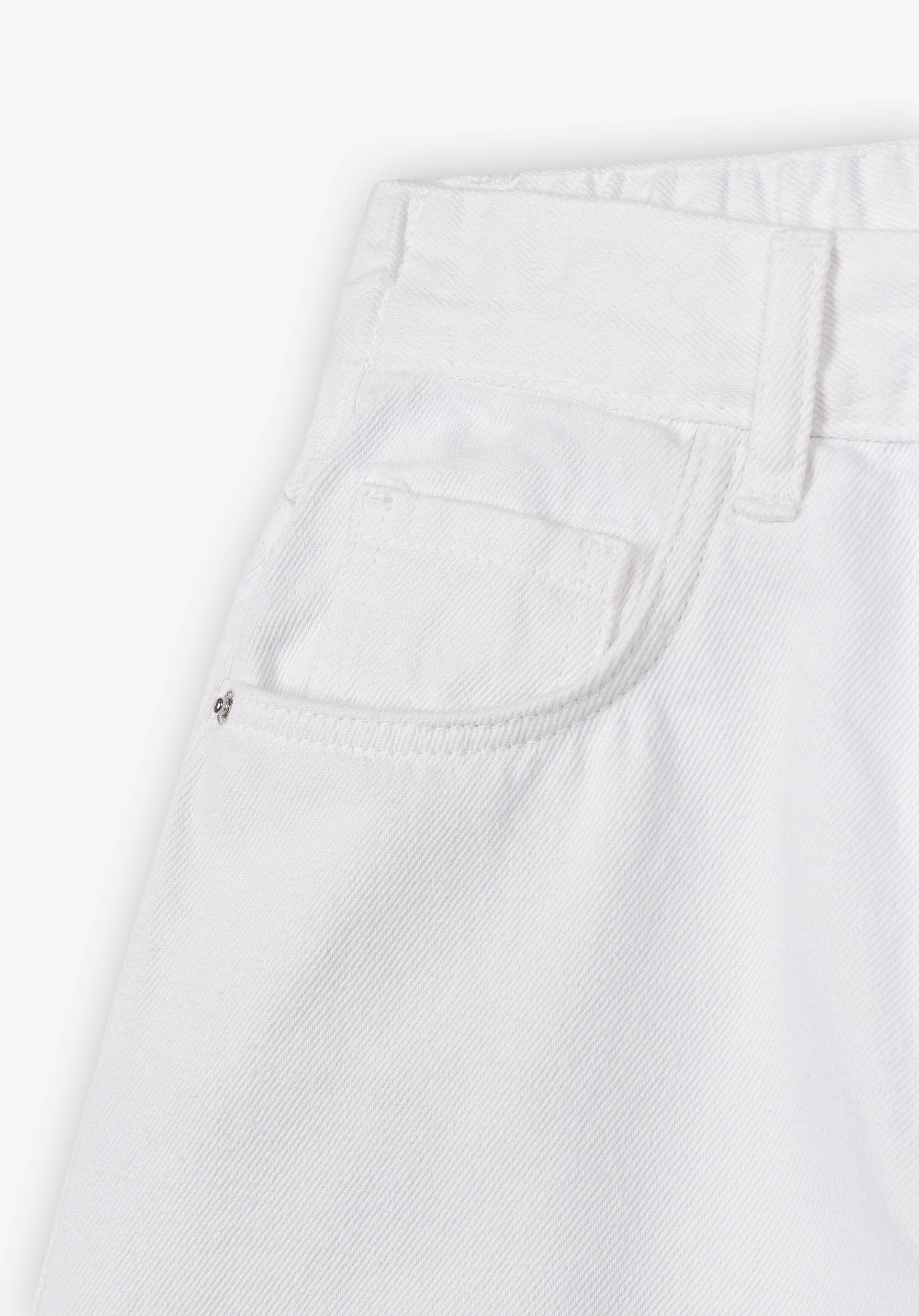 Shorts Mom Fit de Cintura Alta
