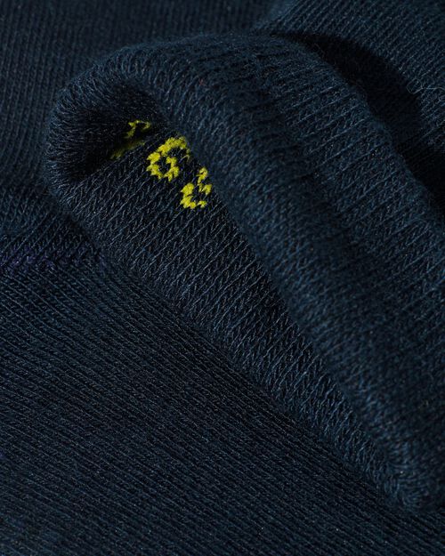 2 paires de chaussettes homme avec coton bio bleu