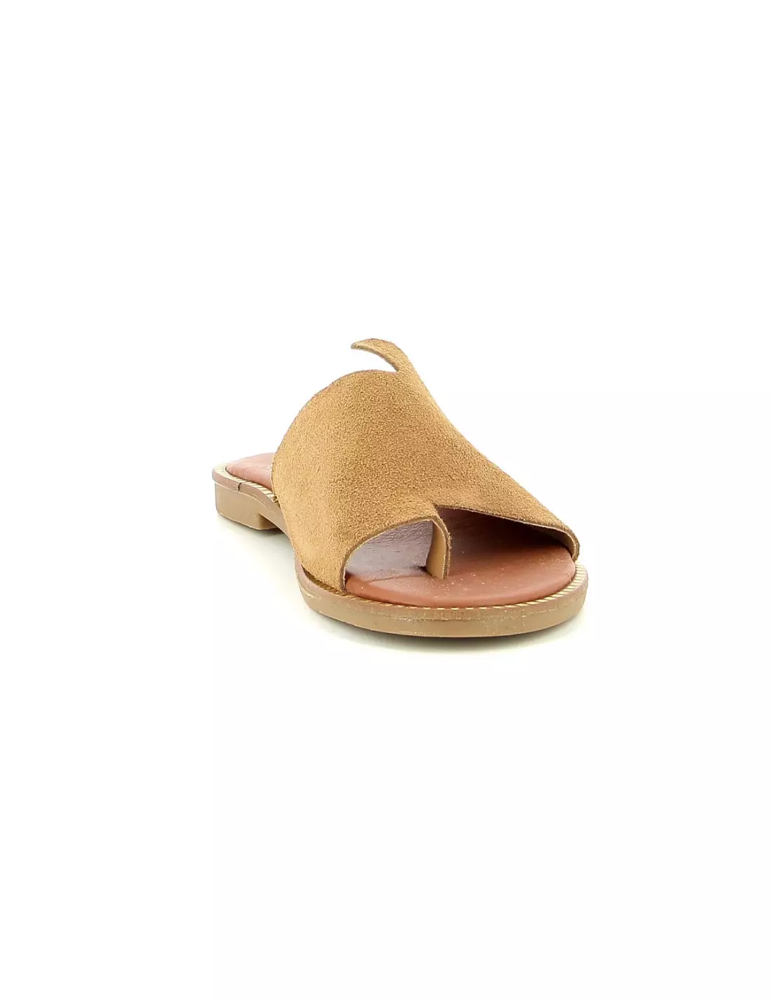 MES JOLIES NU PIEDS MJNP 18 - Mules & sabots Camel
