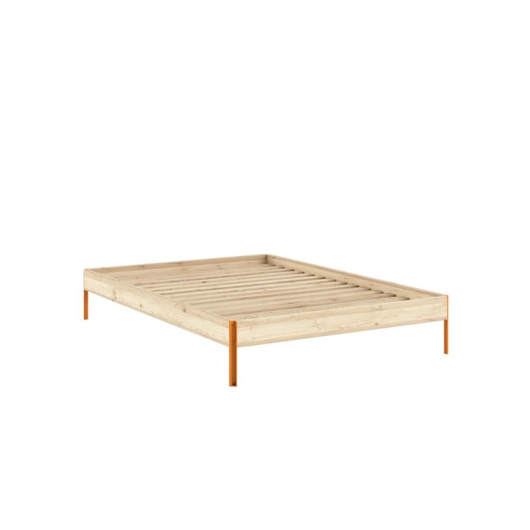 Karup Design Core bed 140x200 Solar Orange naturel
