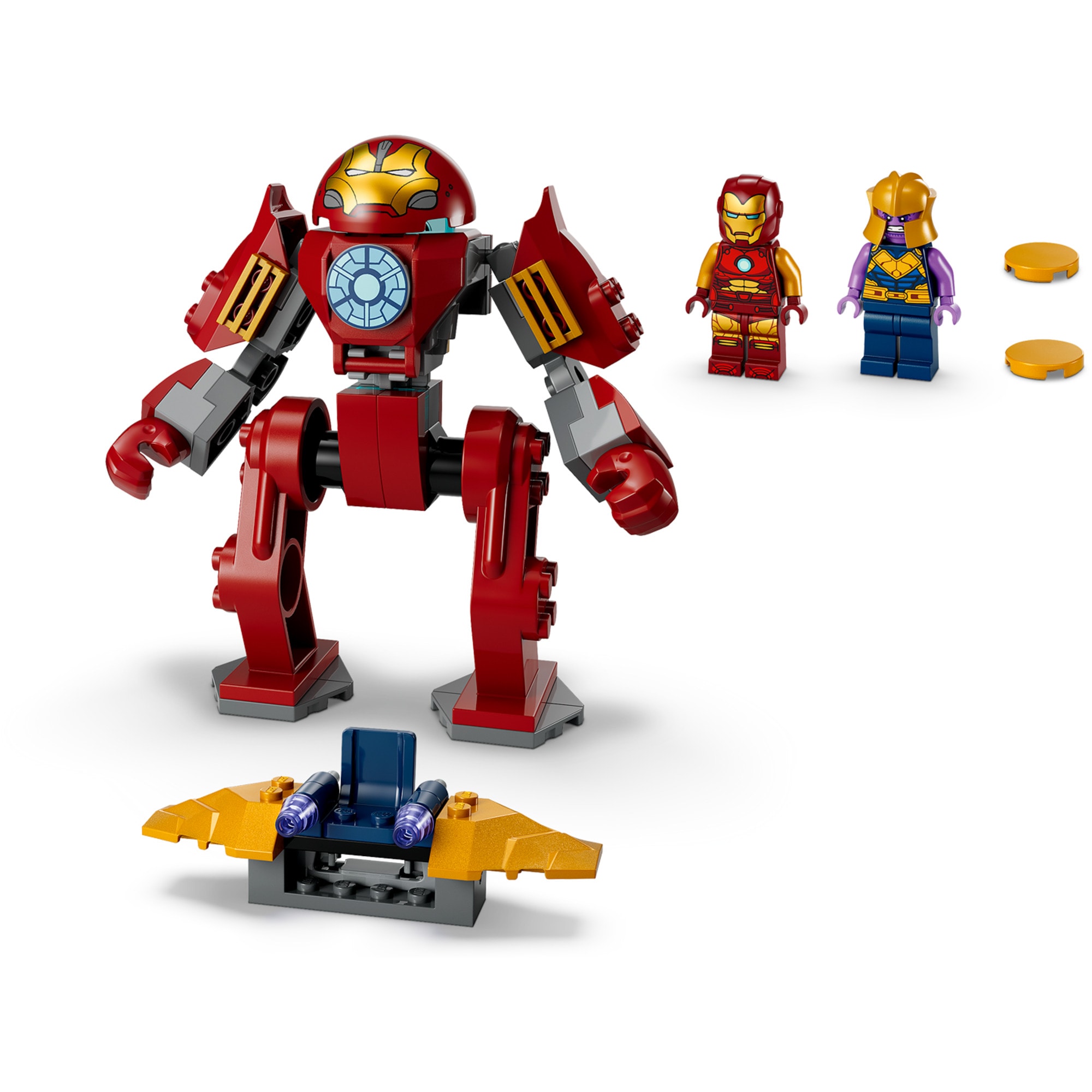 LEGO Konstruktionsspielzeug Marvel Super Heroes Iron Man Hulkbuster vs. Thanos