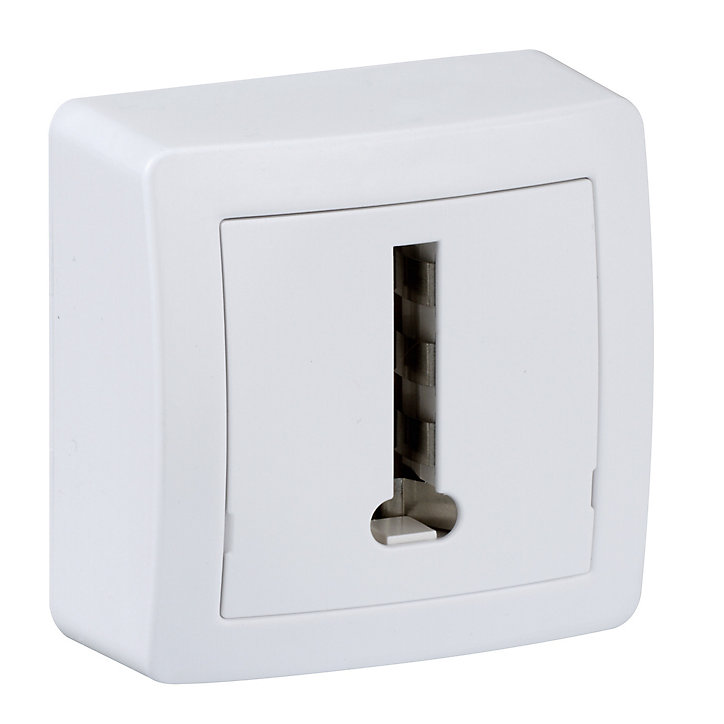 Prise téléphone complète saillie Schneider Electric Alréa blanc