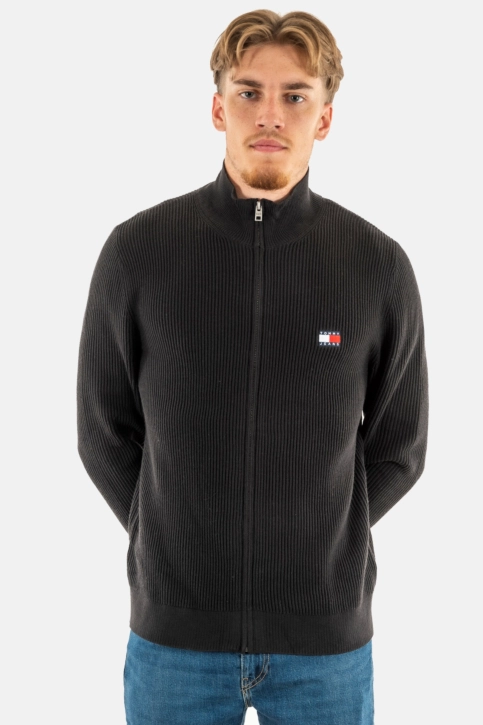 Sweat tommy jeans slim xs badge bds black