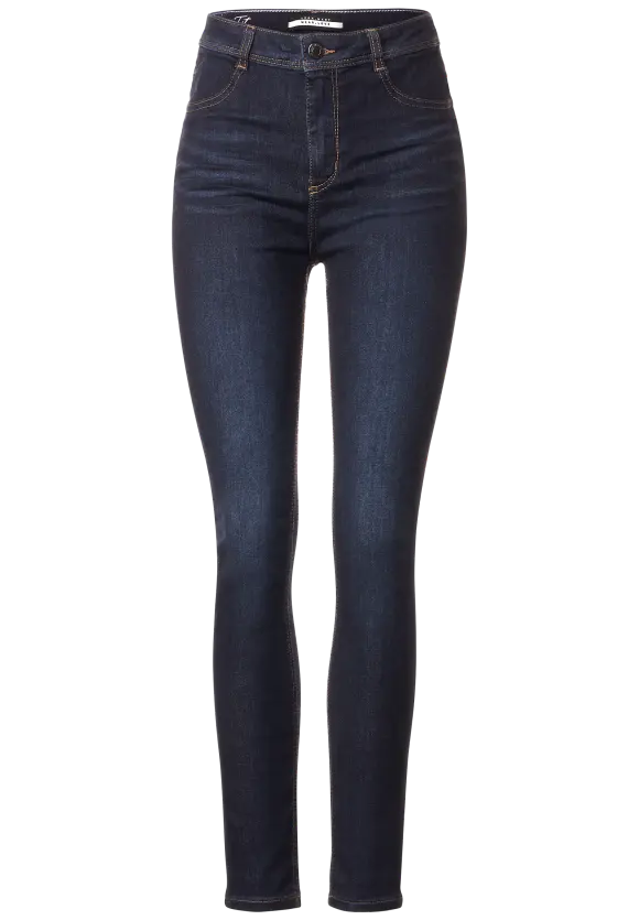 Blaue Skinny Fit Jeggings - rinse indigo used wash