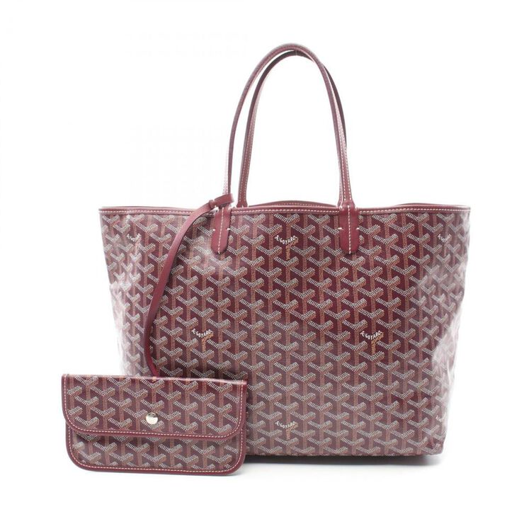 Goyard Vintage Goyard Tote Burgundy