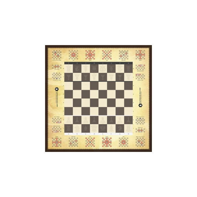 Tapis : Echecs pédagogiques - 40x40cm