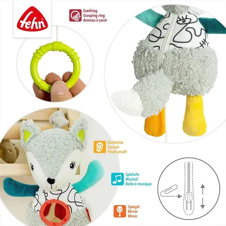 Fehn Mini-Spieluhr Fuchs, 20 cm