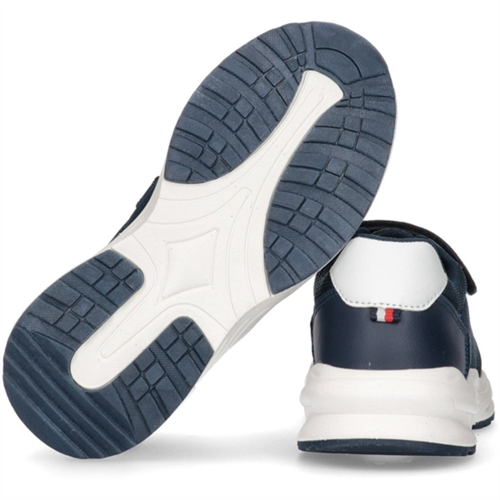 Køb Tommy Hilfiger Low Cut Lace-up Velcro Sneaker Blue