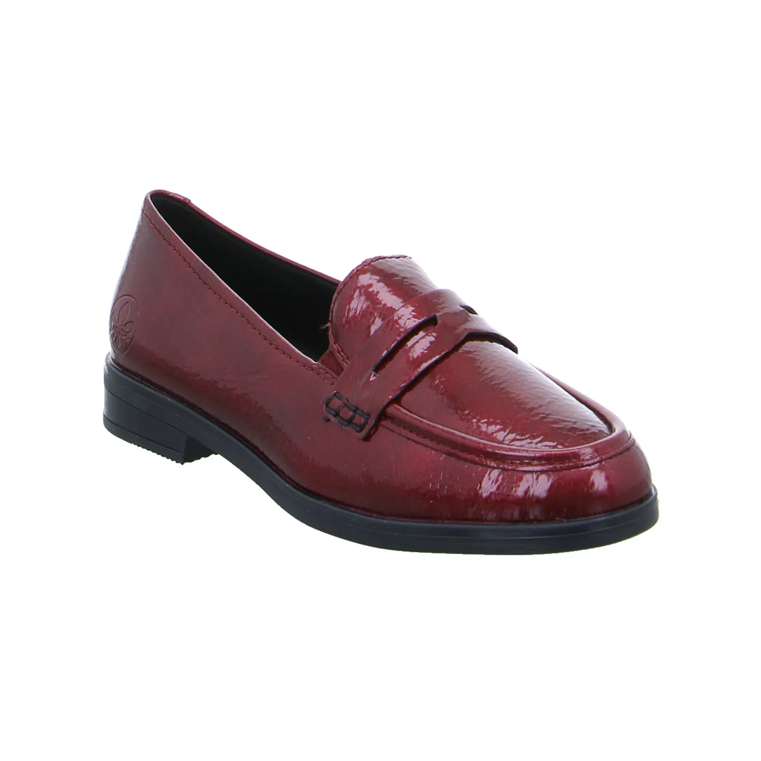 RIEKER Slipper Rot Leder