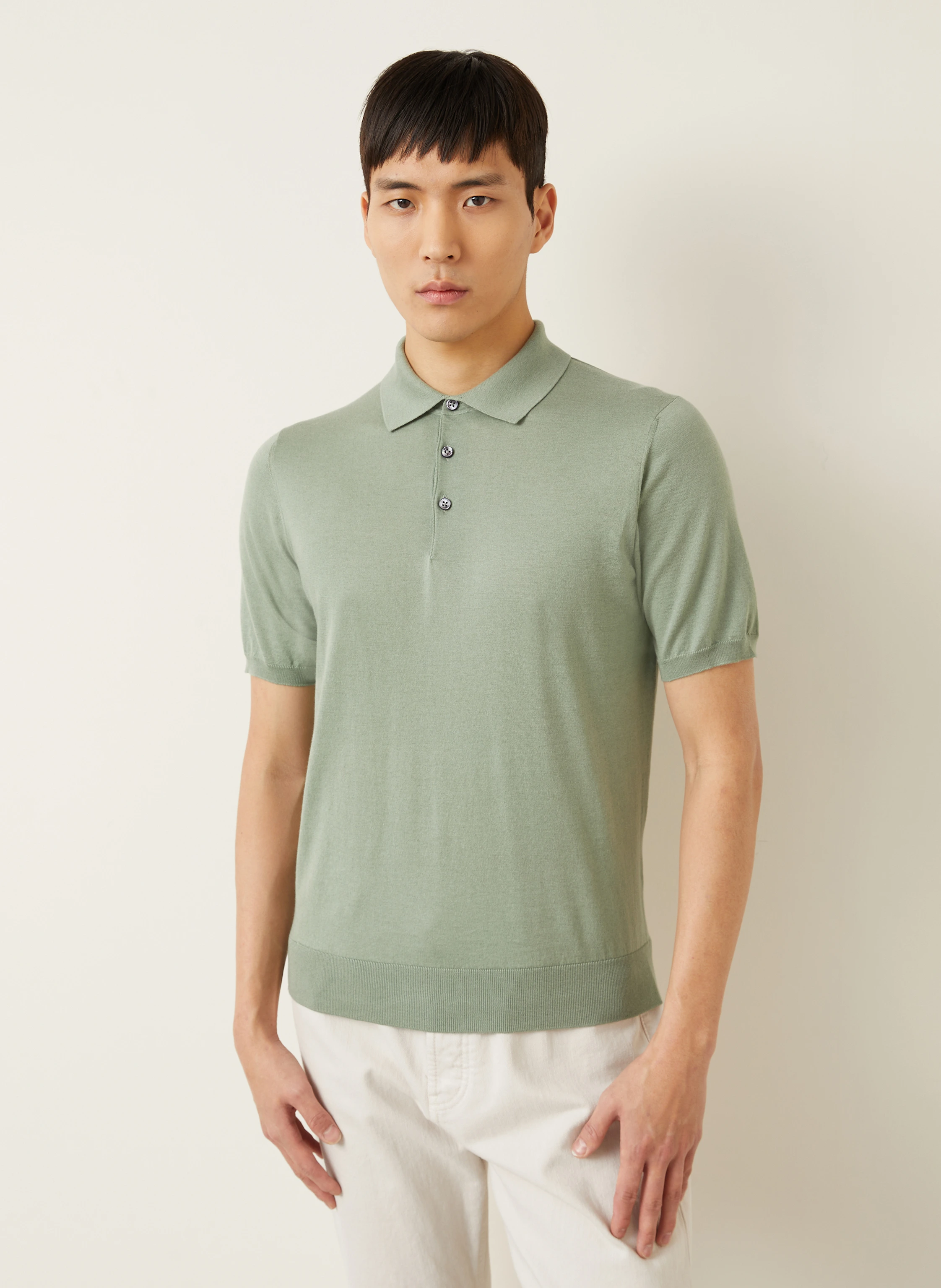 FIORONI Strick-Poloshirt