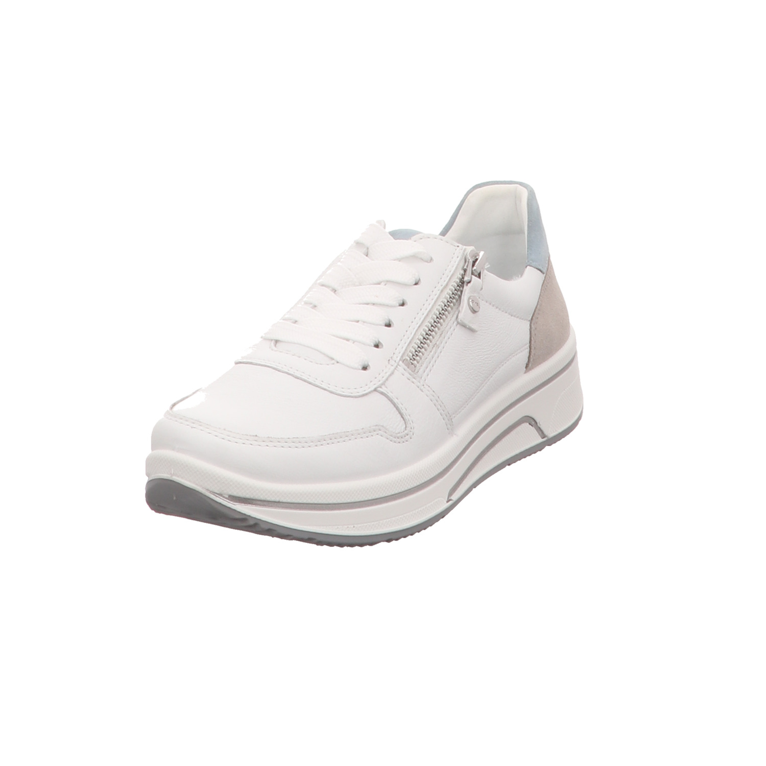 ARA Schnürhalbschuh weiß weiss/weiss kombi
