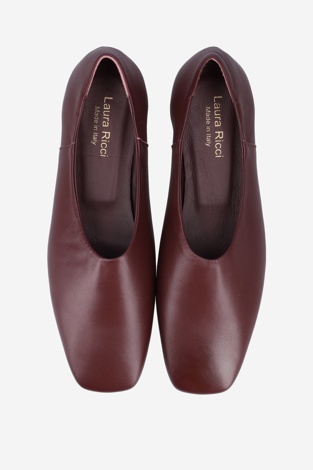 Leather ballerinas
