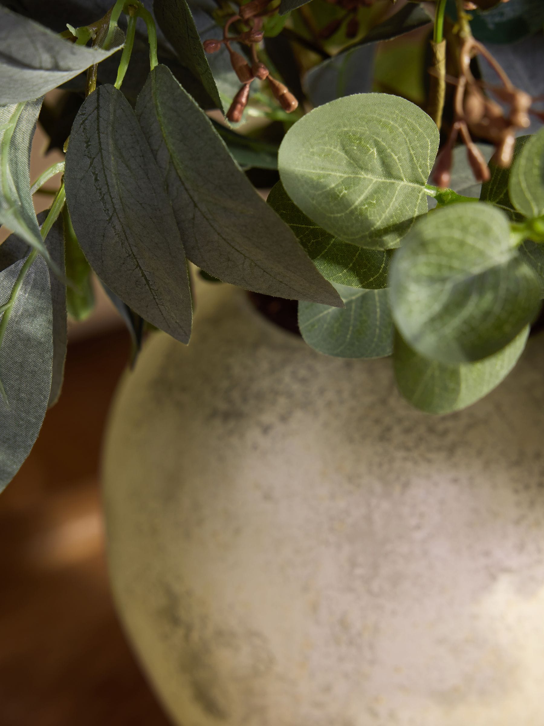 Artificial Foliage Arrangement in Lydford Vase