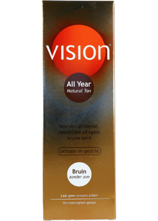 Vision All Year Natural Tan Lotion 135ML